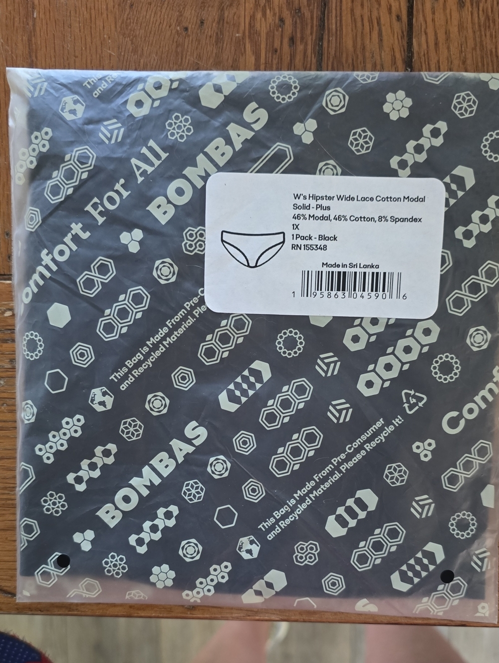 Bombas Black Womans Underwear